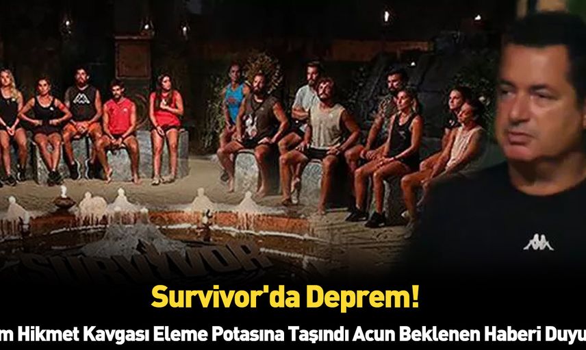 Survivor'da yine gergin anlar! Herkesle kavga ede ede yarışmayı bitirdi ama o isim sonunda eleme potasına girdi izleyenler oh çekti