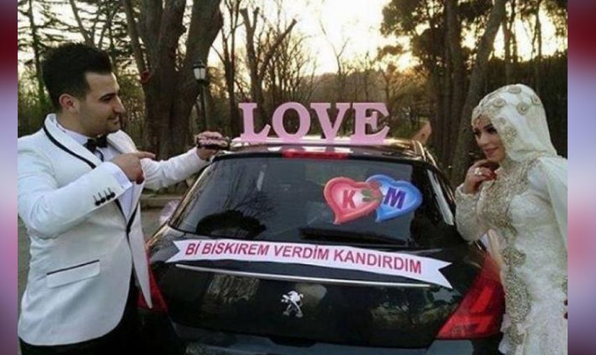 Birbirinden ilginç 20 gelin arabası süslemesi ve yazısı