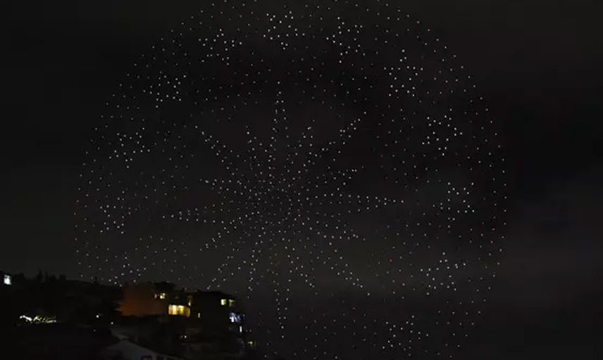 Cumhuriyetin 100. yılı kutlamalarına drone gösterisi damga vurdu: 500 drone ile dev gösteri hayranlık uyandırdı