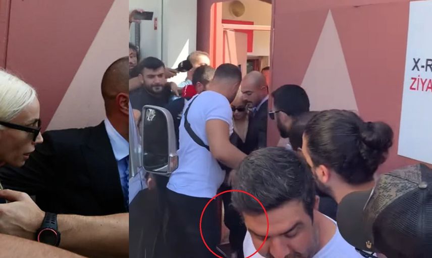 Tahliye olan Gülşen'in ayağındaki elektronik kelepçe dikkat çekti!