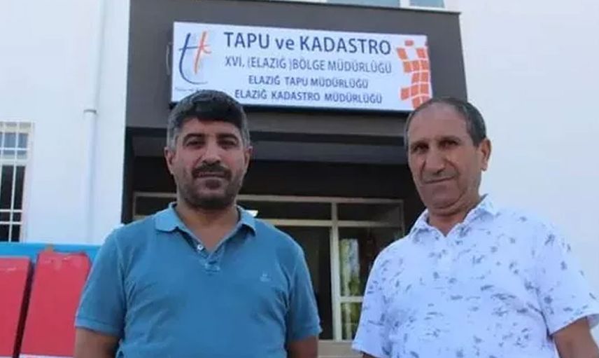 Tesadüf eseri ev sahibi oldu! İsim benzerliği sayesinde ev sahibi oldu yer: Elazığ