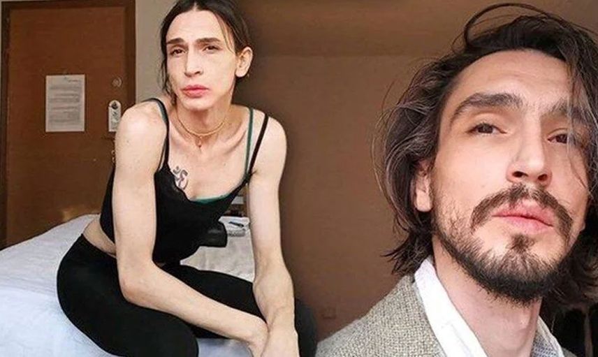 Trans birey Ahmet Melih Yılmaz kadın olduktan sonra minicik eteği ile dans şovu yaptı