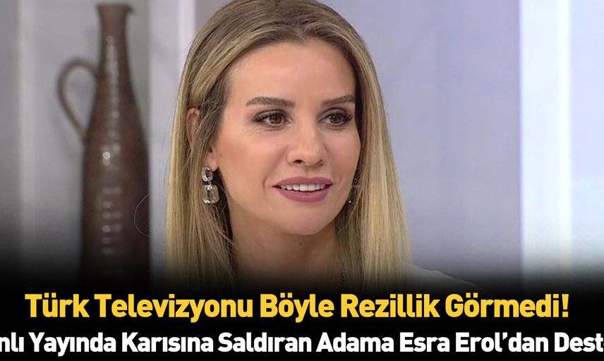 Türk televizyonları böyle rezillik görmedi! Esra Erol'da koca karısını canlı yayında dövdü Esra Erol kılını bile kıpırdatmadı!