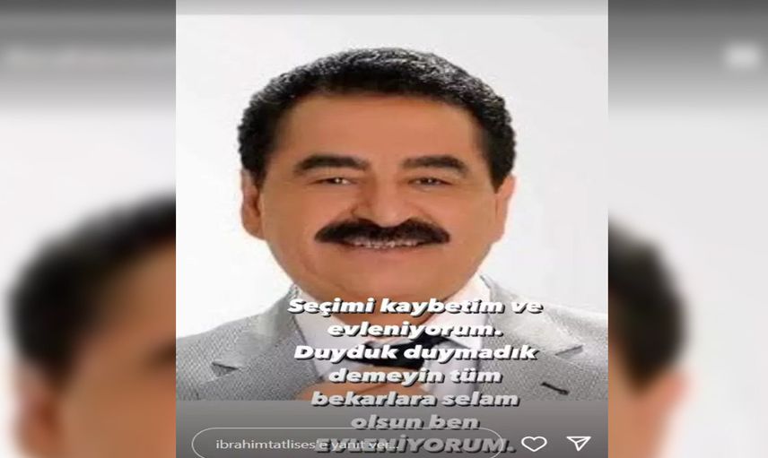 İbrahim Tatlıses'ten olay seçim paylaşımı! Bomba itiraf geldi: Seçimi kaybettim ve...