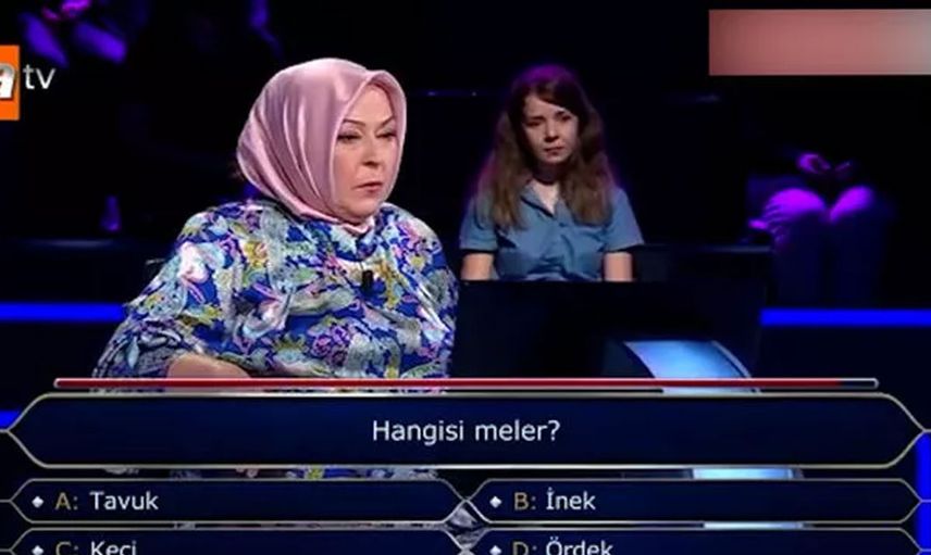 Kim Milyoner Olmak İster'de ilginç anlar! Hangi hayvan meler sorusuna yarışmacının verdiği cevap olay oldu