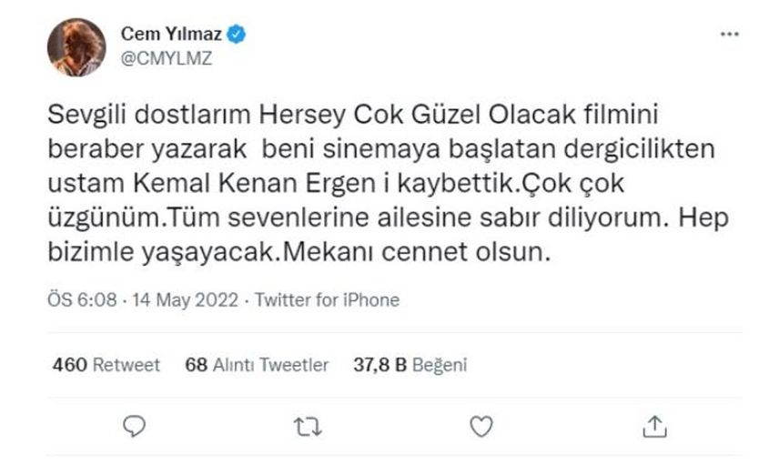 Cem Yılmaz kötü haberi sosyal medyadan duyurdu! Sevenlerini yasa boğdu