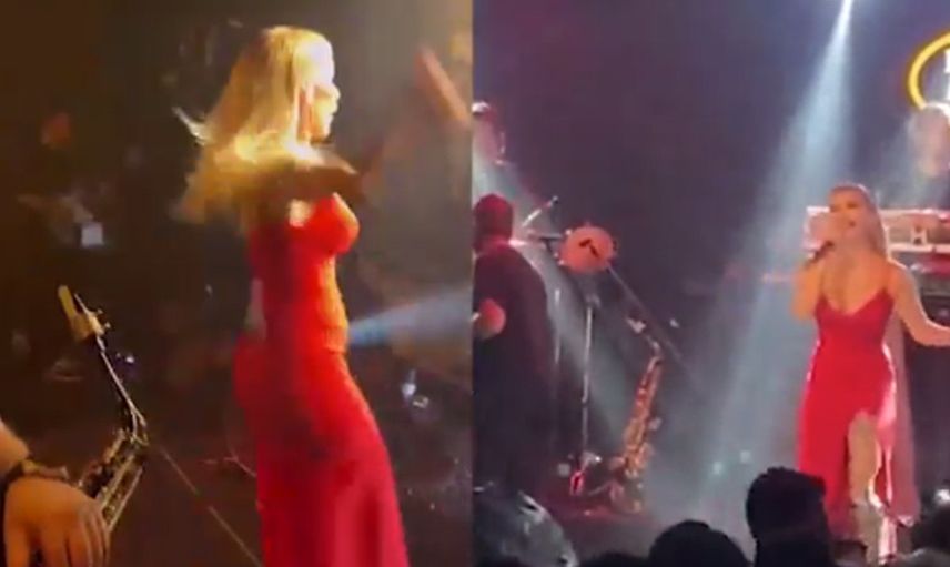İrem Derici konserde kıskançlık krizine girdi! Sevgilisine yaklaşan kadına bağırdı: Manitama yaklaşma!
