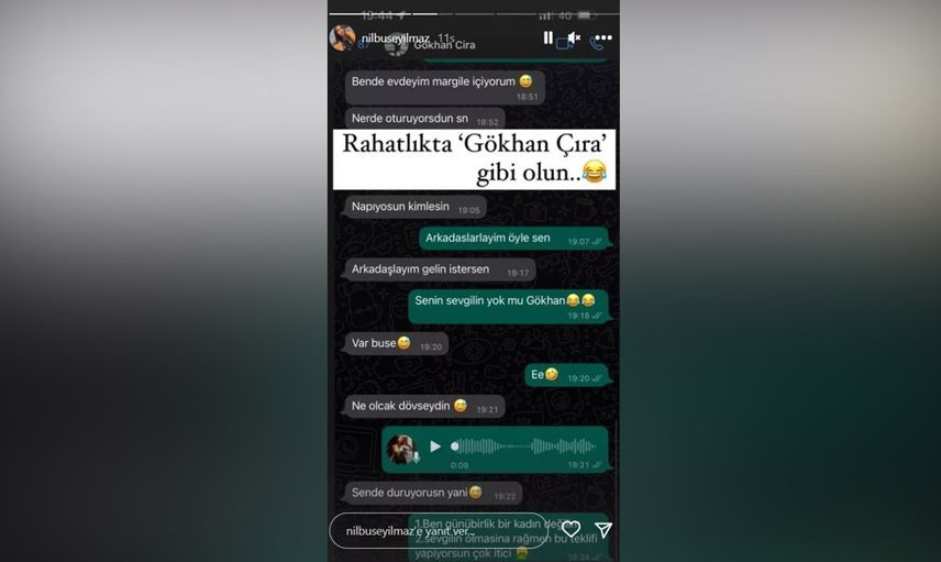 İşte o mesajlar...
