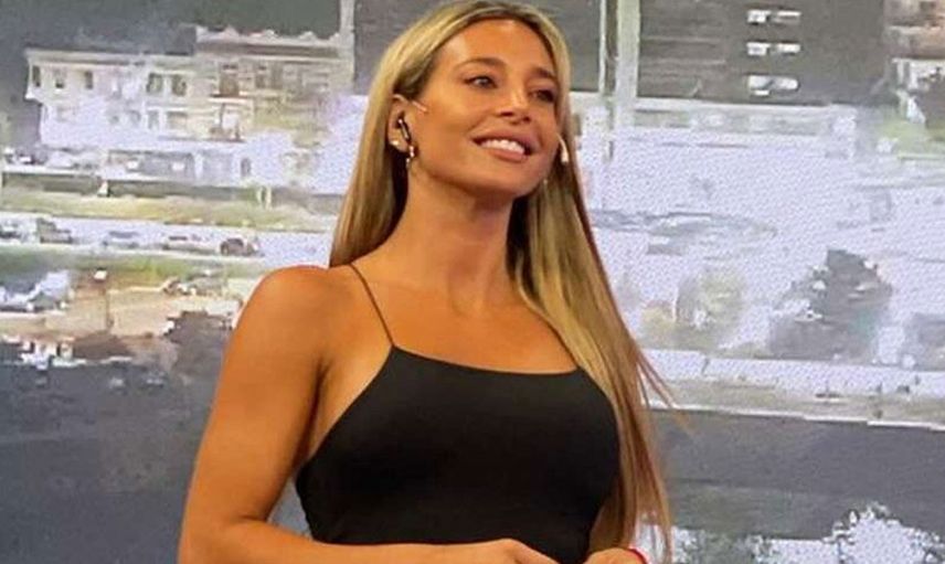 Ünlü hava durumu sunucusu Sol Perez, ten rengi taytıyla ip atladı