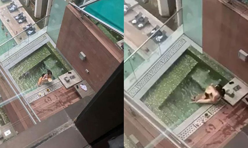 Ünlü otelde büyük rezalet herkesin içinde havuzda cinsel ilişkiye girdiler görenler gözlerine inanamadı şimdi polisler o çifti arıyor