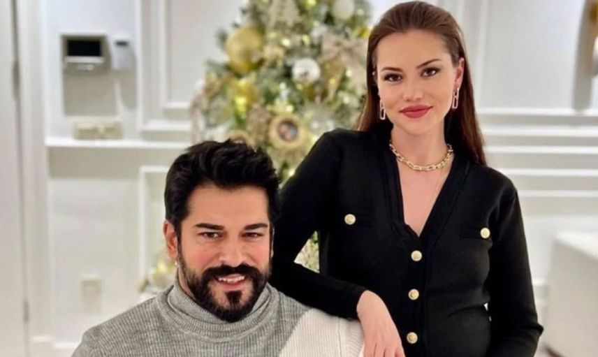 Ünlü oyuncu Fahriye Evcen küçük oğlu Kerem'in yüzünü ilk kez paylaştı!