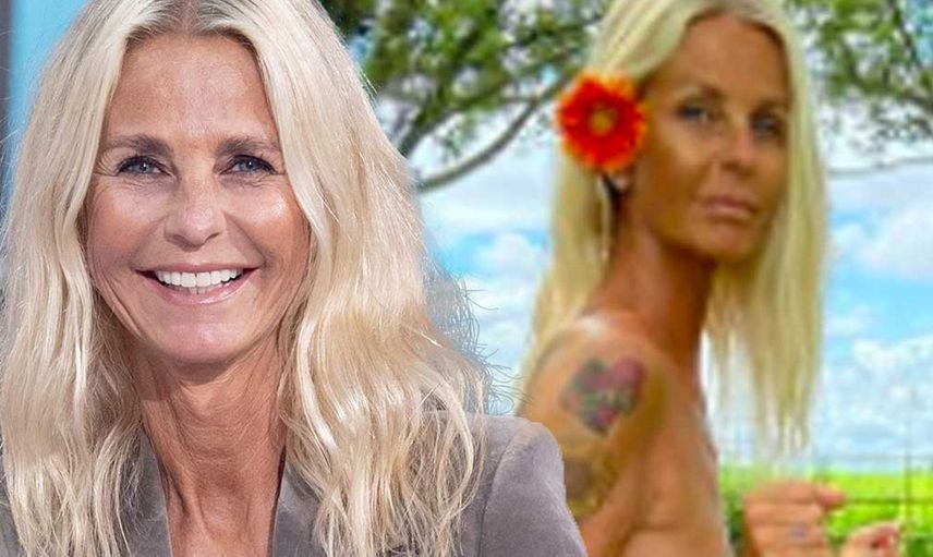 Ünlü sunucu Ulrika Jonsson pozlarıyla gençlere meydan okudu! Sıcaklara dayanamayınca ayna karşısında soyundu ‘Yandı buralar...’