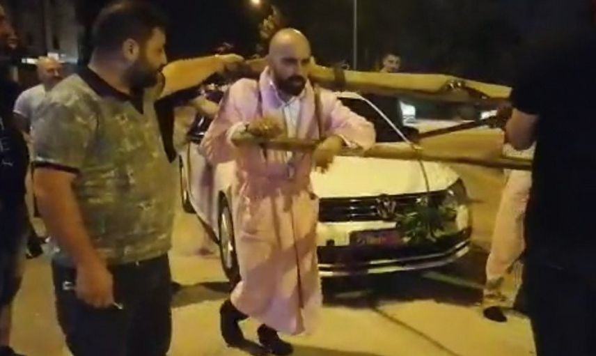 Bursa’da tuhaf düğün geleneği, damada resmen işkence ettiler!