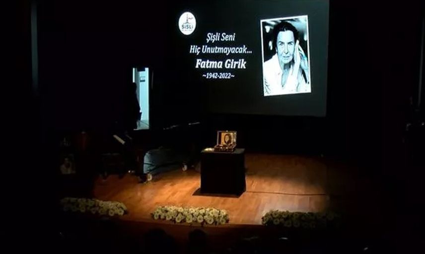 Ünlüler gözyaşlarına boğuldu! Fatma Girik için tören düzenlendi
