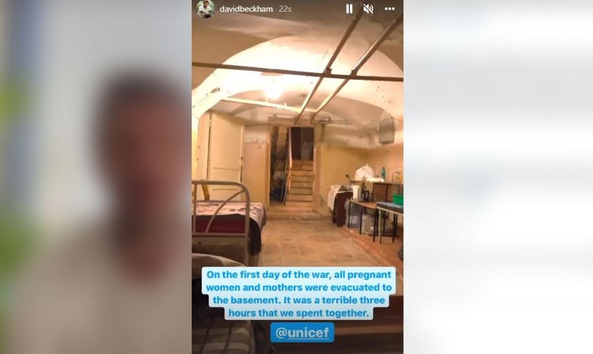 David Beckham Ukrayna’ya destek vermek için İnstagram hesabını Irina Kondratova'ya verdi