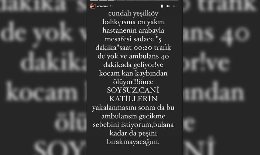 Ece Erken Eşi Şafak Mahmutyazıcıoğlu’nun Katilinin Fotoğrafını Paylaştı