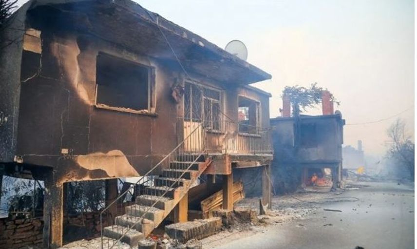 Antalya - Manavgat'ta Çıkan Yangından İç Burkan Görüntüler