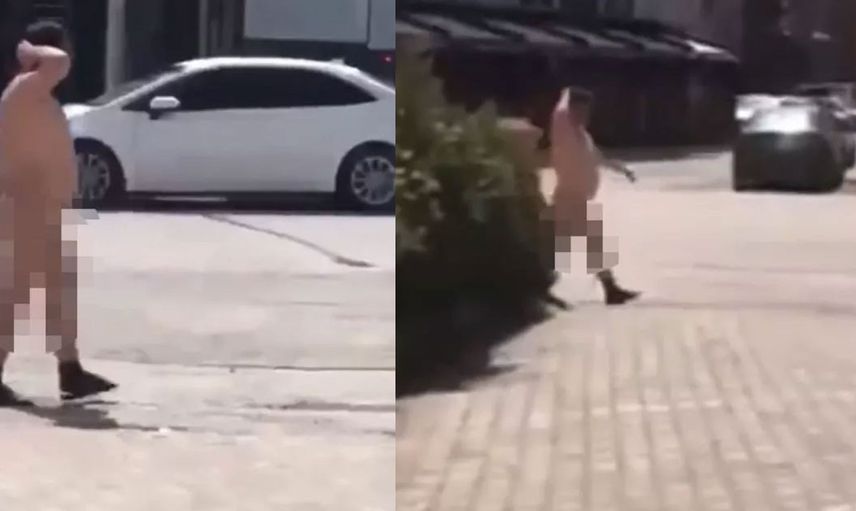 Şener Şen'in filmi gerçek oldu! Bir 'Çıplak Vatandaş' olayı da Kahramanmaraş'da yaşandı salına salına sokakta dolaştı 'Gözlerim kanıyor...'