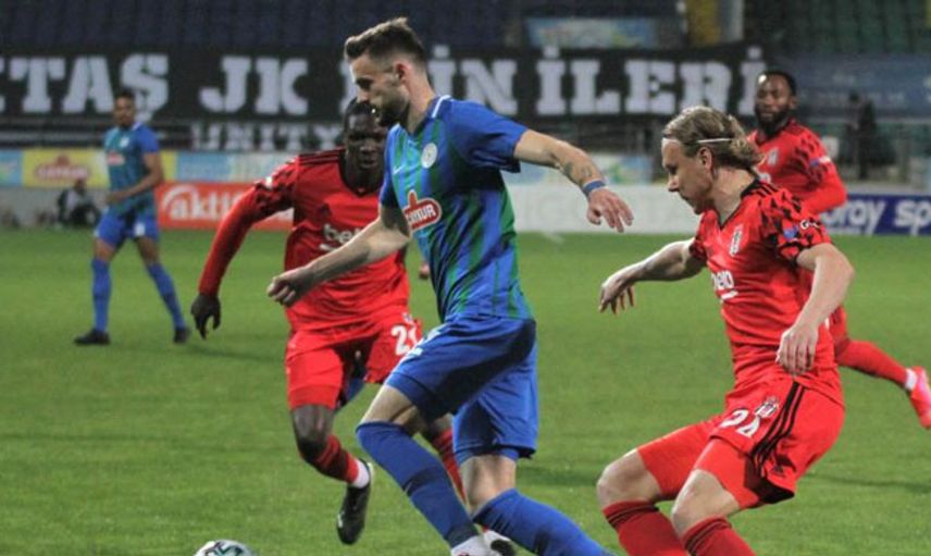 Rizespor-Beşiktaş Karşılaşmasında Gerginlik!