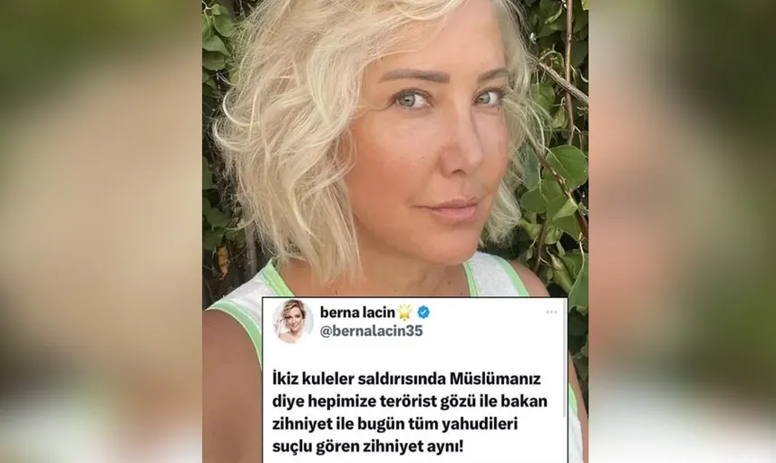 Berna Laçin ortalığı karıştırdı: Tüm Yahudiler'i suçlu gören zihniyet....