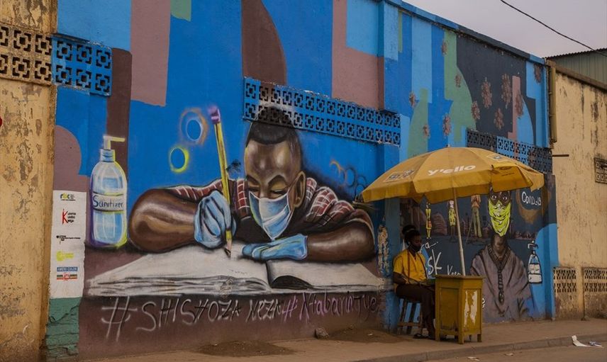 Koronavirüs'e Grafitili Farkındalık