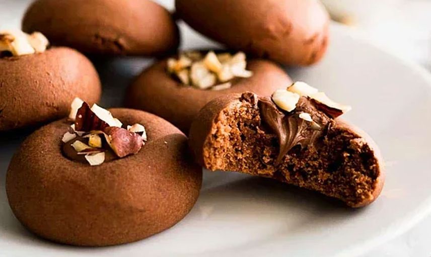Dört Mazlemeli Nutellalı Kurabiye
