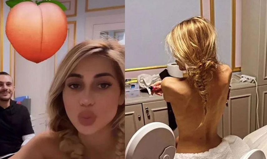 Aleyna Tilki’nin çıplak pozuna Nihal Candan’dan misilleme geldi: Cinsel organını çantayla kapatmaya çalıştı