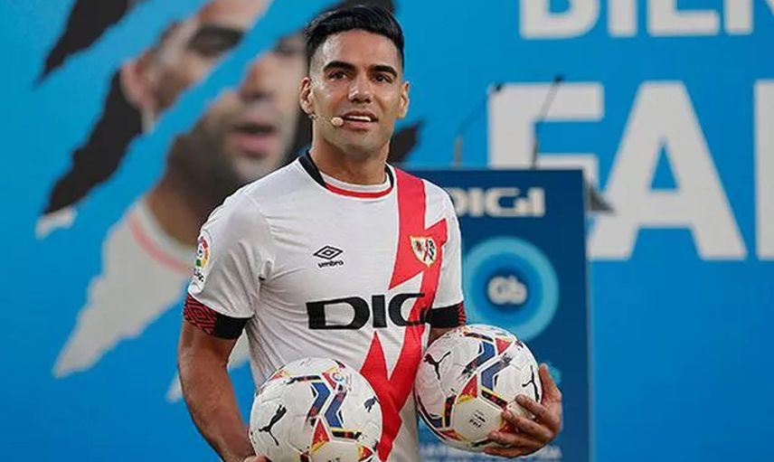 Galatasaray'ın Eski Futbolcusu Radamel Falcao, Rayo Vallecano'da Yine Golünü Attı!