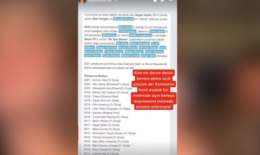 Aygün Aydın yine zehir saçtı! Şeyma Subaşı’na milli metres dedi