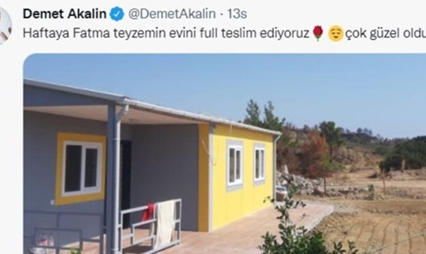 Demet Akalın Verdiği Sözü Tuttu!