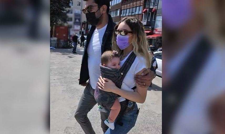 Bu nasıl anne! 8 aylık Sinem Kobal görenleri kendine hayran bıraktırıyor