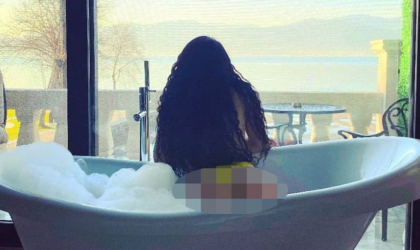 Naz Mila’nın küvet pozu sosyal medyayı salladı
