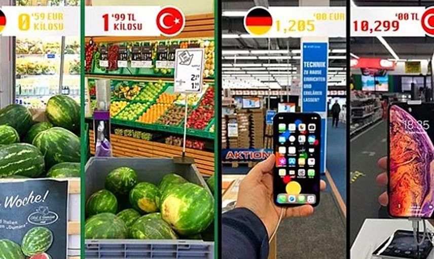 Ebrar Karakurt İtalya'da Türk Ürünlerinin Fiyatlarını Paylaştı