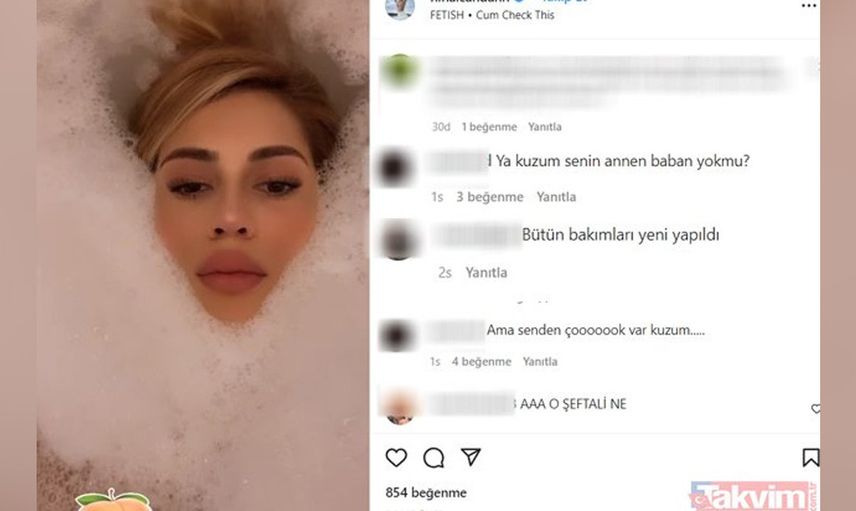 Nihal Candan banyo keyfini çırılçıplak çektiği videosu ile paylaştı sosyal medyada yorum yağdı!