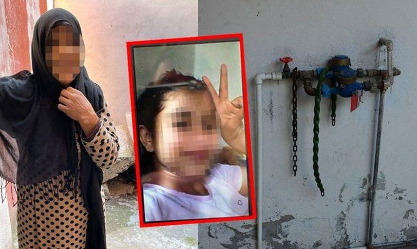 Böylesi daha önce hiç görülmedi kızını zincirle ayaklarından bağladı! Nedeni ise herkesi şoke etti
