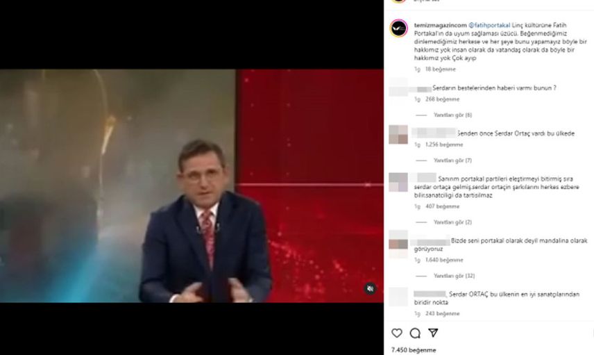 Fatih Portakal'ın Omurgasız sözüne Serdar Ortaç'tan cevap geldi