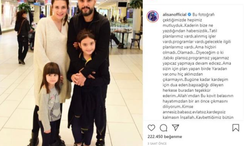 Koronavirüsten Dolayı Kardeşini Kaybeden Alişan Yeğenleriyle Fotoğraf Paylaştı