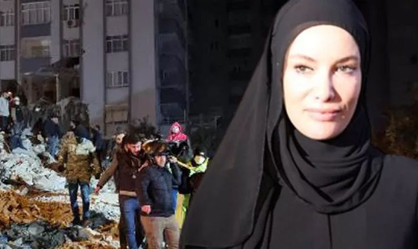 Arka Sokaklar'ın Zeynep'i Gamze Özçelik deprem bölgesine yardıma koştu