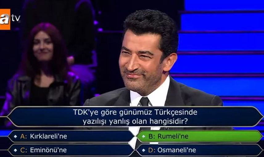 Yarışmacı cevaplayamadı