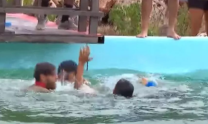 Survivor tarihinde böylesi kaza hiç görülmedi! Suda boğulma tehlikesi geçirdi