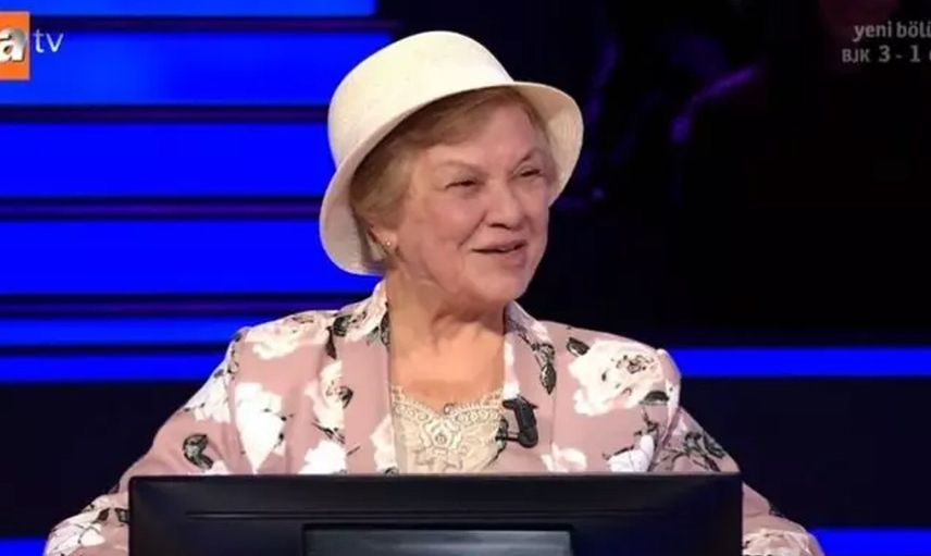 Kim Milyoner Olmak İster'e damga vuran yarışmacı! 90 yaşındaki Rana Özmutlu performansı ile helal olsun dedirtti
