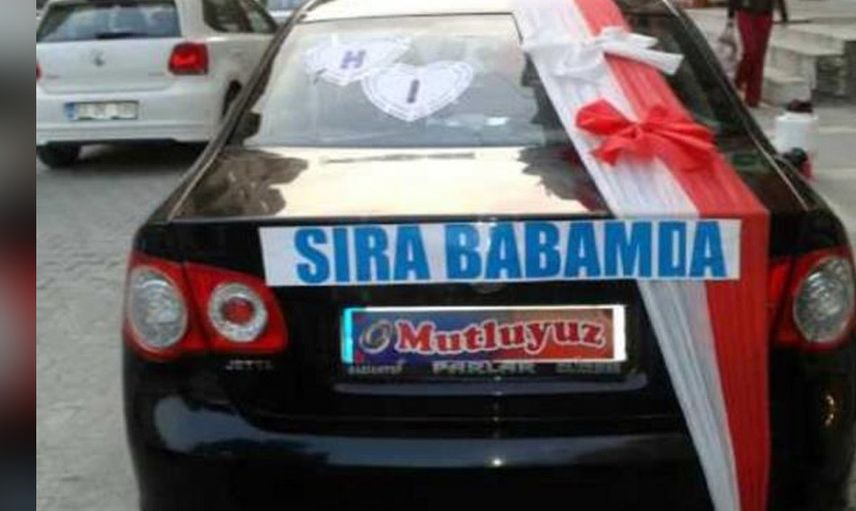 Birbirinden ilginç 20 gelin arabası süslemesi ve yazısı