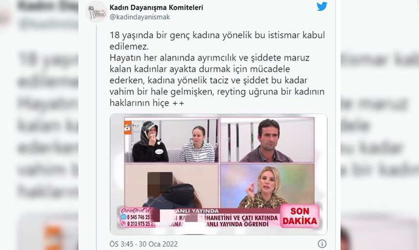 KADIN DAYANIŞMA KOMİTELERİ TEPKİ GÖSTERDİ