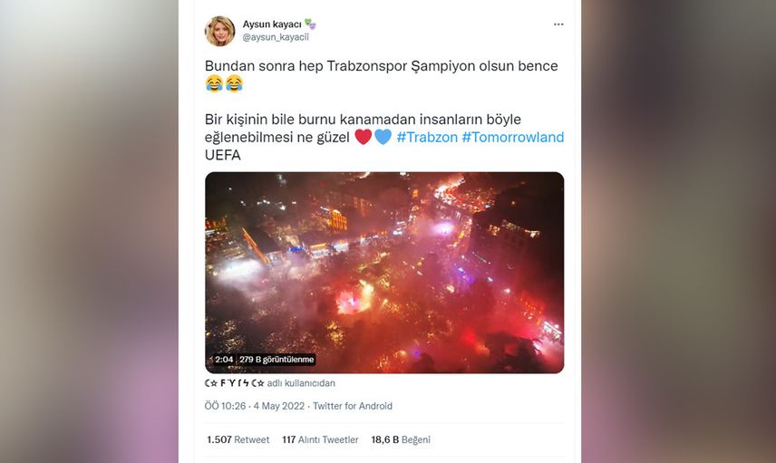 Aysun Kaya’cıdan Şaşırtan Trabzon spor açıklaması