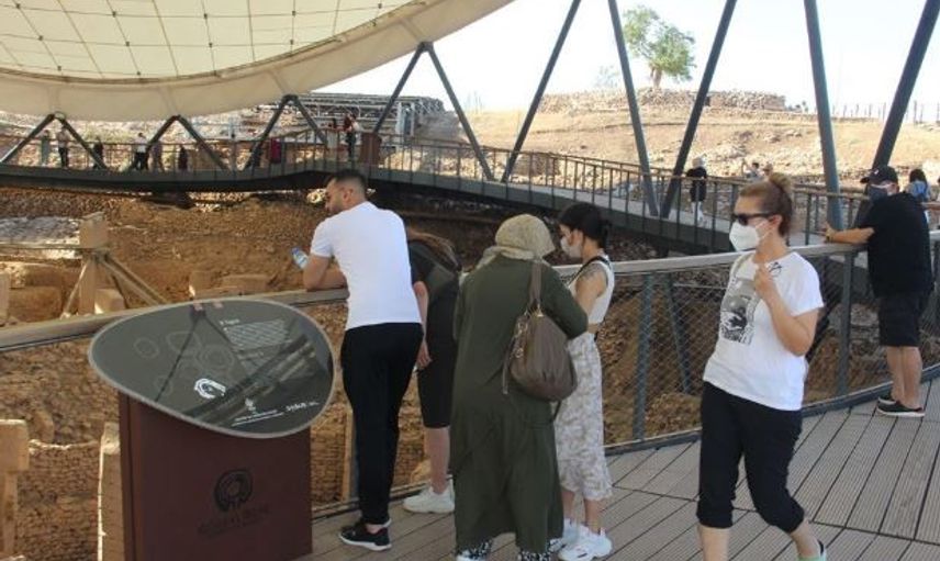 Göbeklitepe'ye Yerli ve Yabancı Turistler Akın Etti