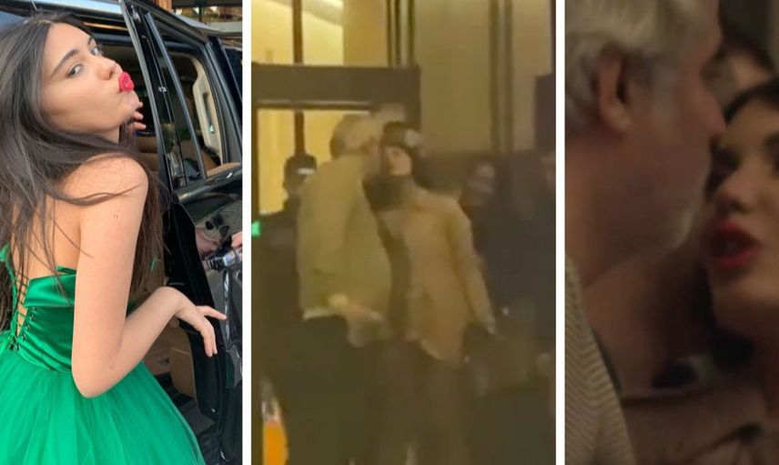 Bahar Candan yine bir skandala imza attı! Ünlü fenomen yine otelde yakalandı! Kendinden yaşça büyük bir adamla öpüşürken...