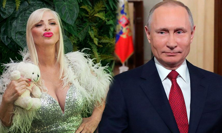 Yetişkin film yıldızı Cicciolina’dan Vladimir Putin’e ahlaksız teklif