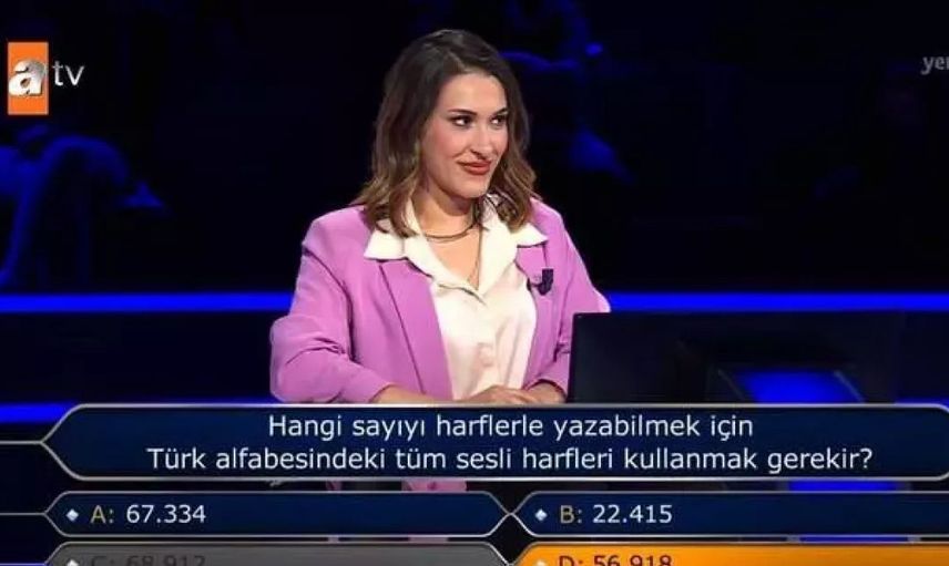 Sesli harfleri karıştırdı