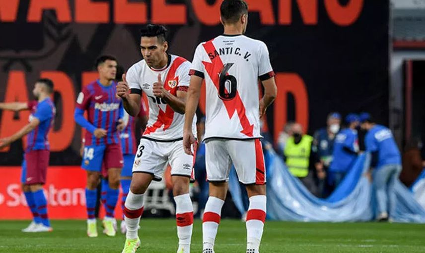 Eski Galatasaraylı Radamel Falcao Transfer Olduğu Rayo Vallecano'da Barcelona'ya Attığı Gol İle Tarihe Geçti!