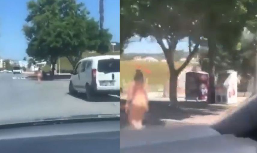 Antalya Manavgat'ta utandıran görüntüler! Genç kadın çırılçıplak sokakta dolaştı işte olayın perde arkası